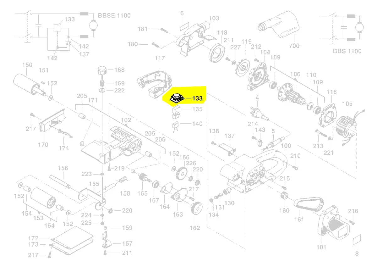 Variateur réf. 4931375301 AEG